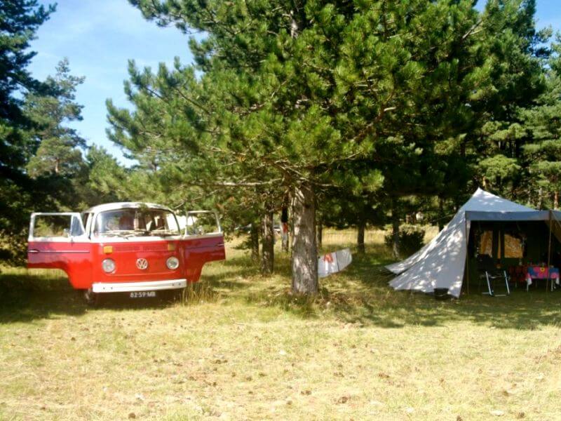 emplacement de camping pour caravanes et camping-cars dans les Cévennes